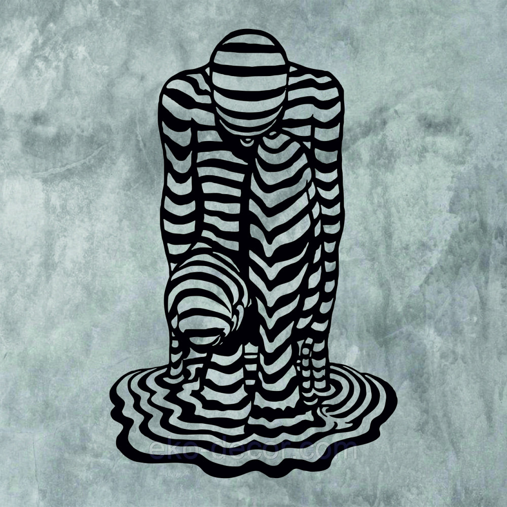 Декоративное настенное Панно «Человек» Декор на стену Чорний, 90*57 см Киев - изображение 9