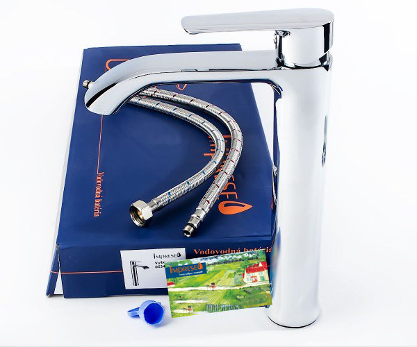 Змішувач для раковини Imprese VYSKOV високий, хром, 05340-H Київ - фото 2