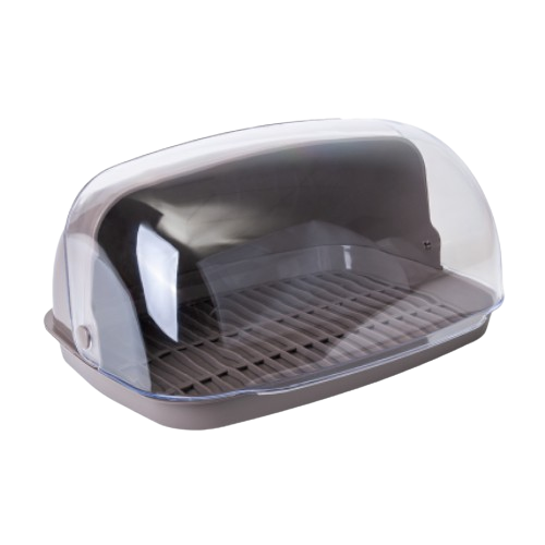 Хлібниця 36*27*18см пластик капучіно Алеана Житомир - фото 1