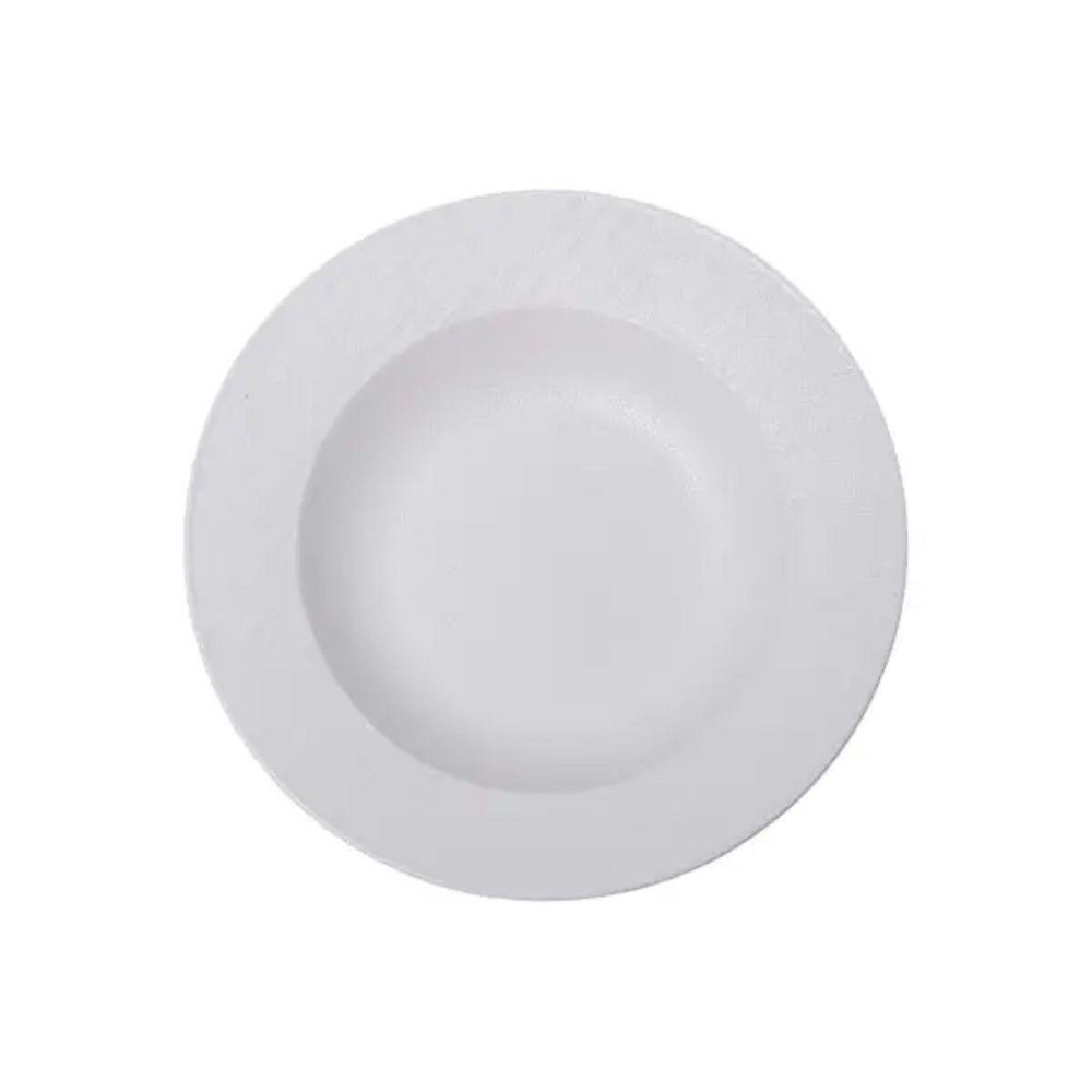 Тарелка суповая фарфоровая 23 см белая HP-7-724 Киев - изображение 1