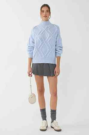 Женский уютный свитер универсального кроя машинная вязка Одесса