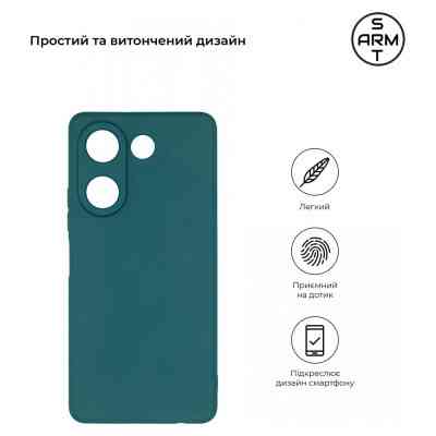 Чехол для мобильного телефона Armorstandart Matte Slim Fit Tecno Camon 20 Pro 4G Camera cover Dark Green (ARM69074) Винница