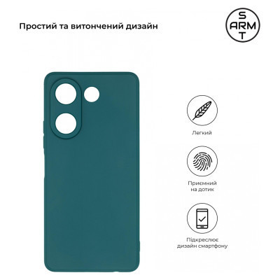 Чохол до мобільного телефона Armorstandart Matte Slim Fit Tecno Camon 20 Pro 4G Camera cover Dark Green (ARM69074) Вінниця - фото 3