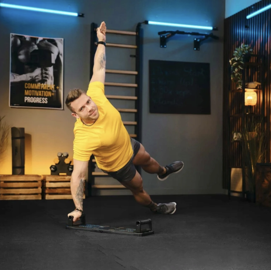 Дошка для віджимань 12 в 1 TX-010PUB домашній тренажер для віджимань і силових вправ Київ