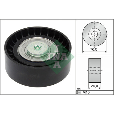 Ролик натягувача ременя INA 532 0434 10 Вінниця - фото 1