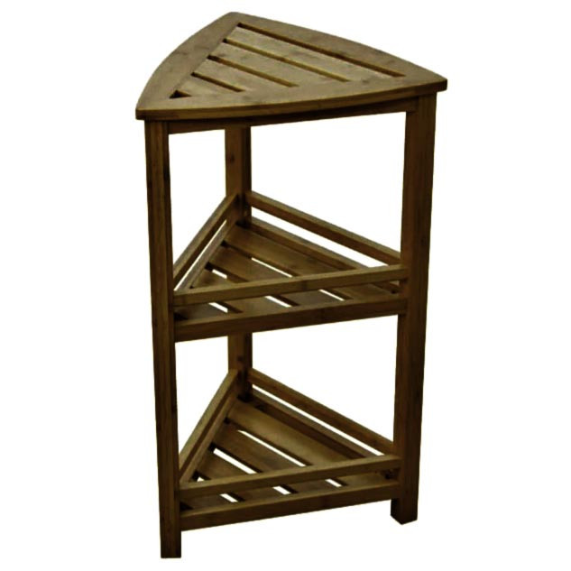 Стеллаж угловой для ванной 