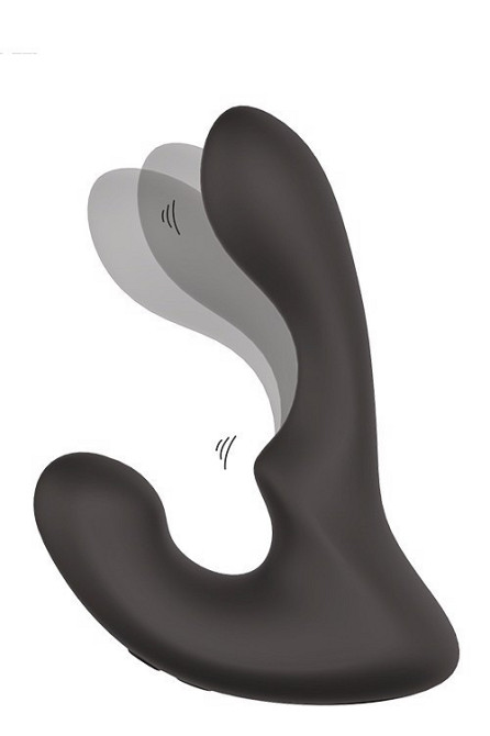 Масажер простати з вібрацією Dream Toys Booty Rocker, чорний Sex Aura Київ - фото 2