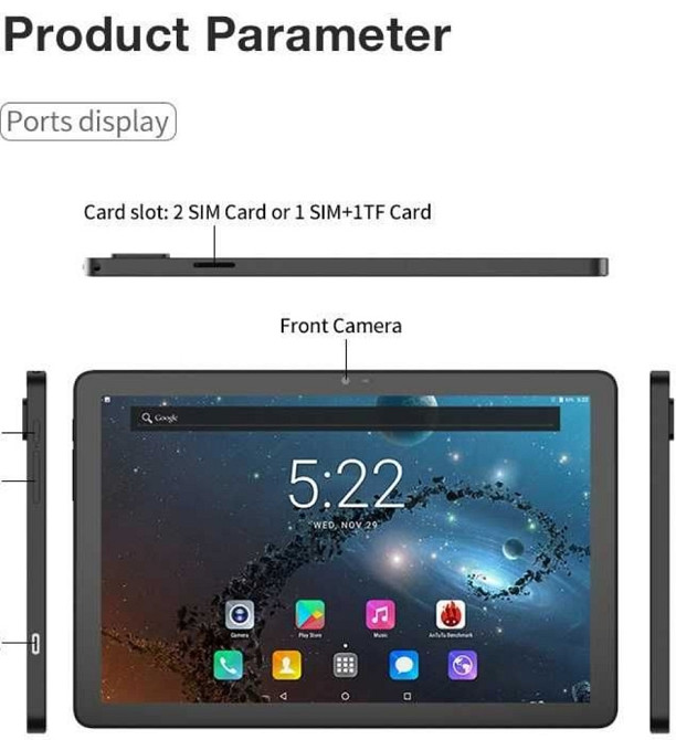 Планшет Xiaomi 6/128Gb. Maunt Green / Unisoc T820 / DDR5 2SIM. Киев - изображение 1