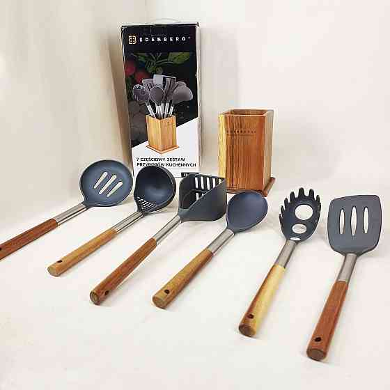 Набор кухонных предметов из силикона, Поварские принадлежности, Набор кухонной утвари силикон HP-61 Львов