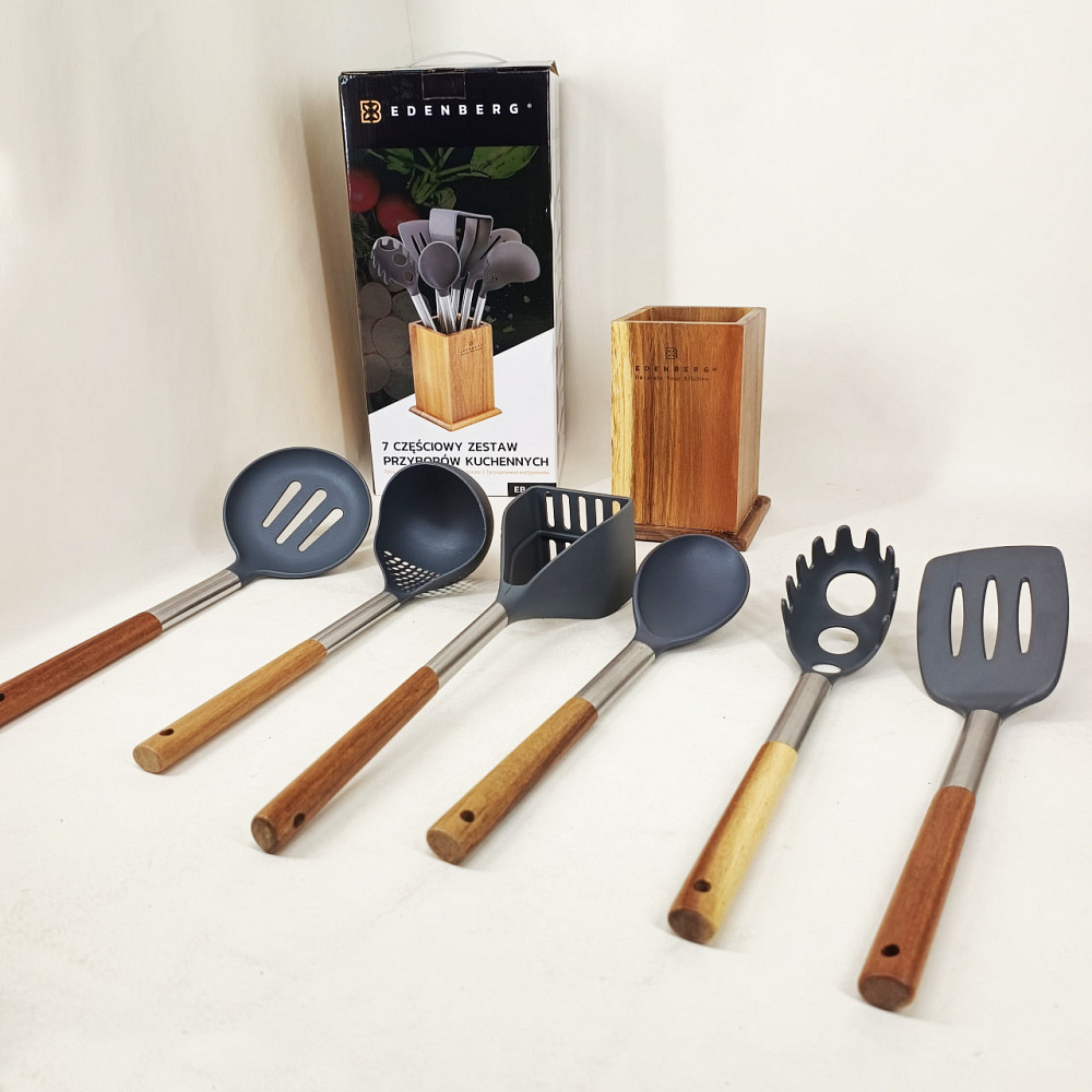 Набор кухонных предметов из силикона, Поварские принадлежности, Набор кухонной утвари силикон HP-61 Львов - изображение 6