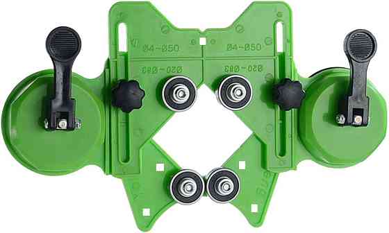 Кондуктор-направляюча для свердління плитки та скла з присосками, універсальний шаблон під алмазні коронки Ø4–Ø83 (124650006) Київ