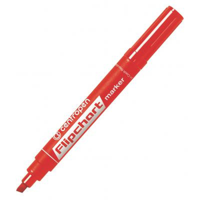 Маркер Centropen Flipchart 8560 1-4,6 мм, chisel tip, red (8560/02) Винница - изображение 2