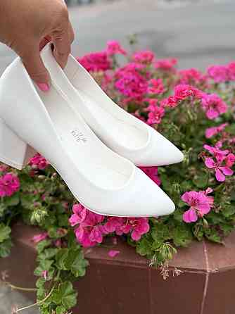 Seastar Туфлі жіночі SEASTAR білі еко-шкіра 36р.-23.5см 38р.-24.5см каблук (GG-77 3223) Коломия