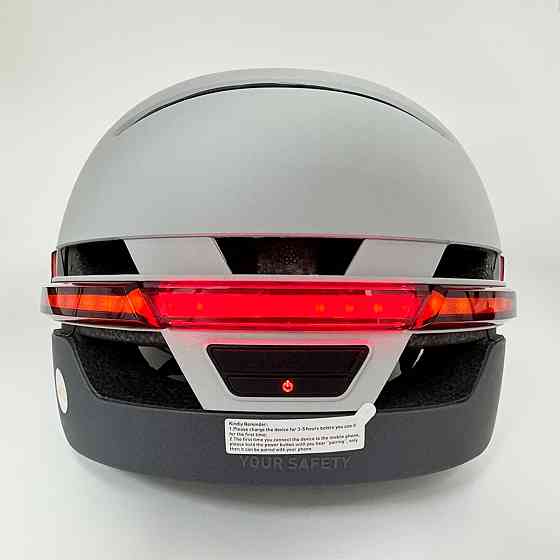 Захисний шолом Livall BH51M NEO (L) Sandstone Grey (57-61см), акустика, мікрофон, сигнали поворотів та стопів, додаток, пульт BR80, Bluetooth (LIV-T1V Київ