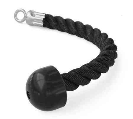 Канатний хват одинарний для тяг для м'язів тріцепса 70см K-Sport UW10 Київ