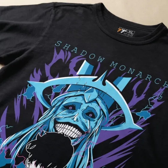 Футболка для подростка мальчика с принтом 140olo Leveling 140hadow Monarch 2 Размер 160 Anime10657 Днепр