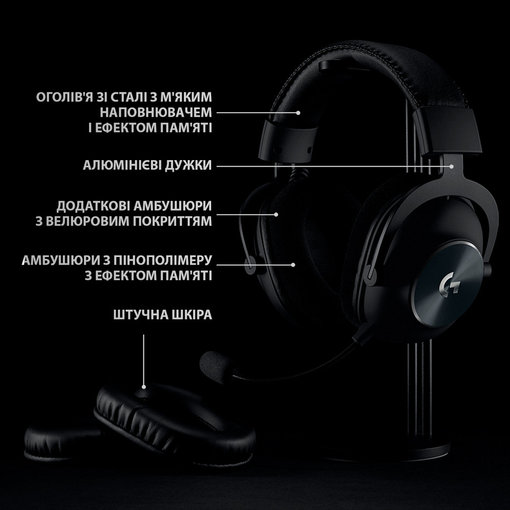 Наушники: Logitech G Pro X Wireless Black Харьков - изображение 4