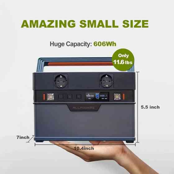 Портативна Зарядна Станція Allpowers S700 (606 Wh) Київ