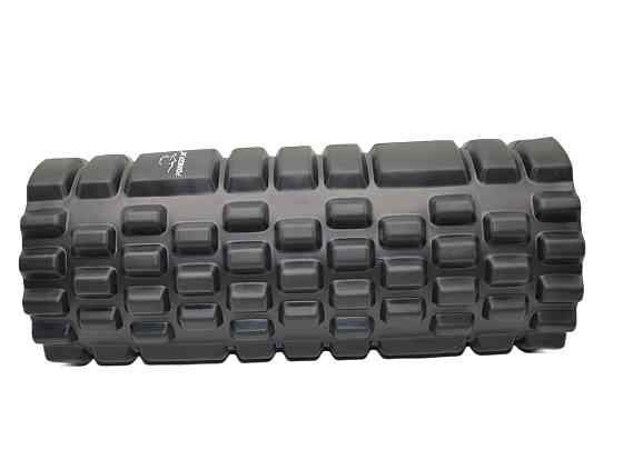 Масажний ролик (роллер) PowerPlay 4025 Massage Roller Чорно-зелений (33x15см.) Кам'янське