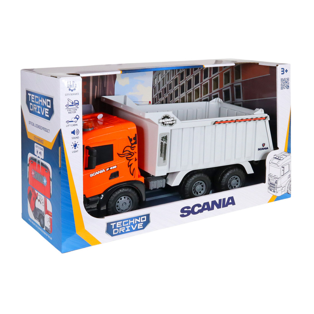 Автомодель серії Super Big Truck – Самоскид Scania (світло, звук) Дніпро - фото 8
