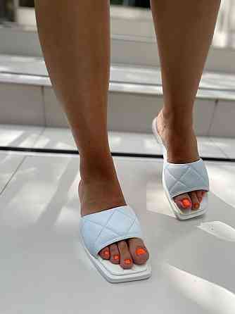 Asti Шльопанці жіночі ASTI 0113 блакитні (літо, шкіра натуральна) (4429) 36 Коломия