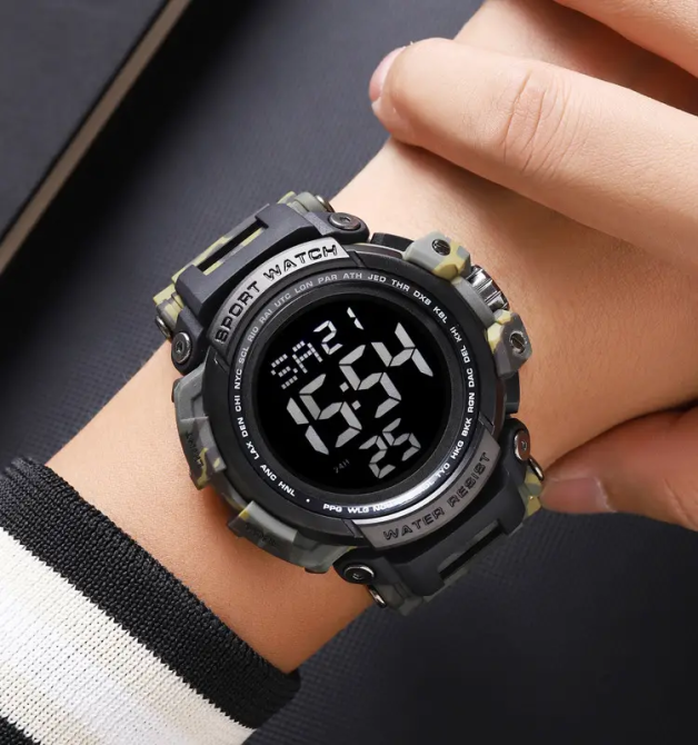 Годинник чоловічий наручний спортивний Skmei 2422 (Камуфляж) Київ - фото 4