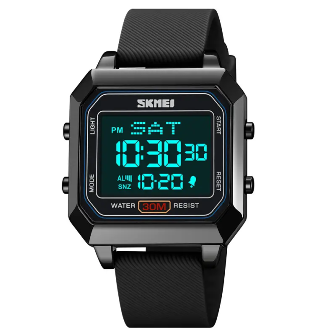Годинник чоловічий спортивний наручний Skmei 2150 Чорний Київ - фото 3