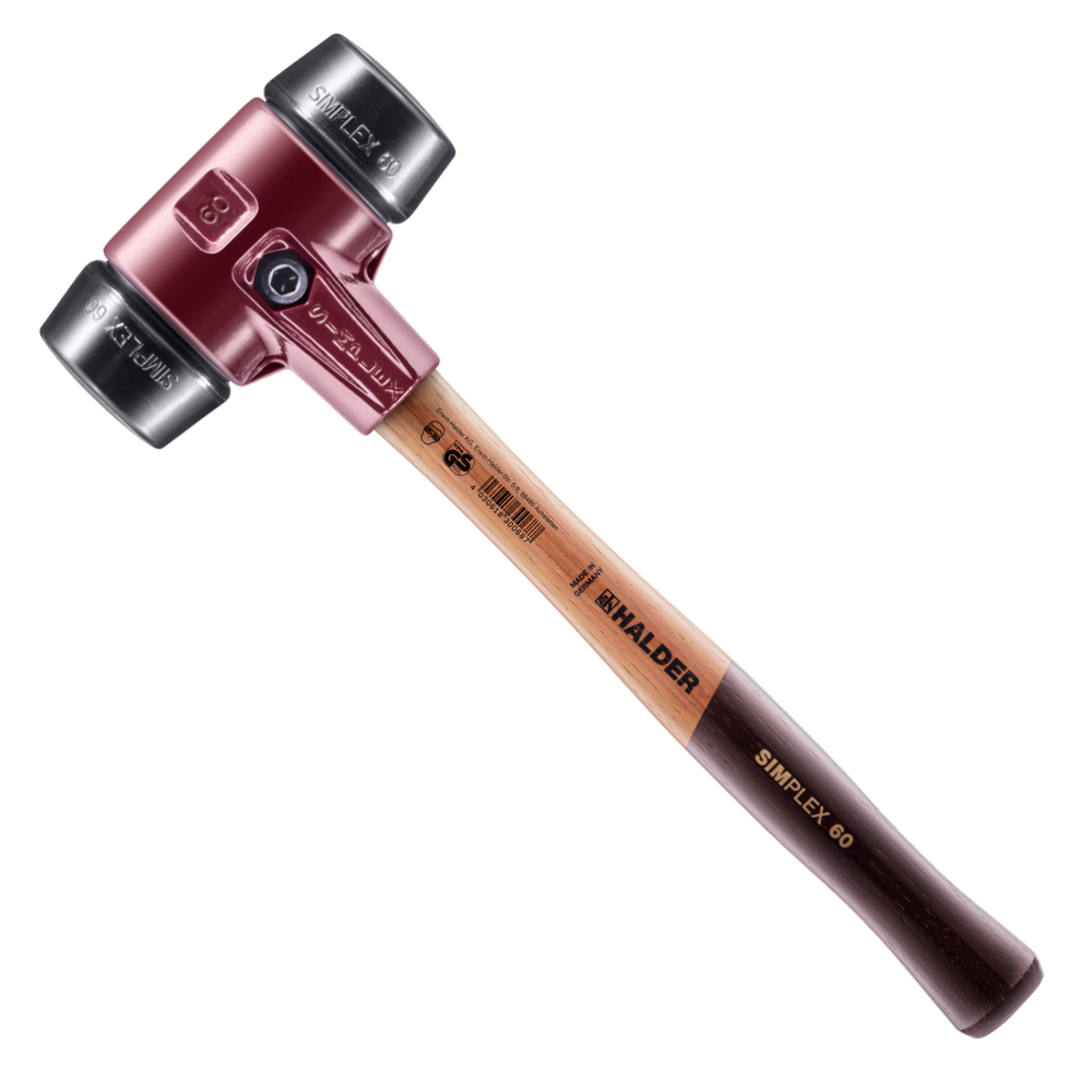 Молоток HALDER Simplex 3002 насадки из черной резины Одесса - изображение 1