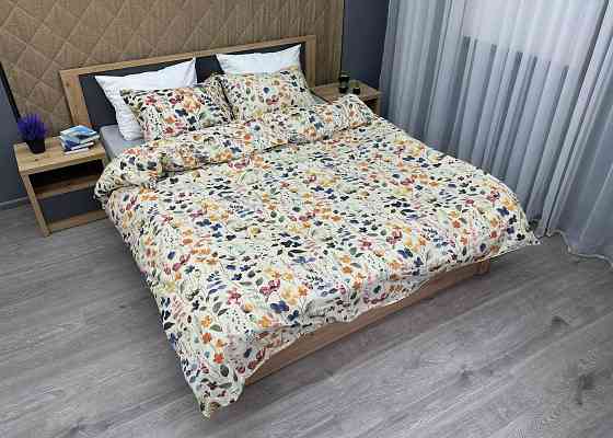Комплект постельного белья, Decorator Bloomy Евро 200х215 с цветочным принтом (88-020) Киев