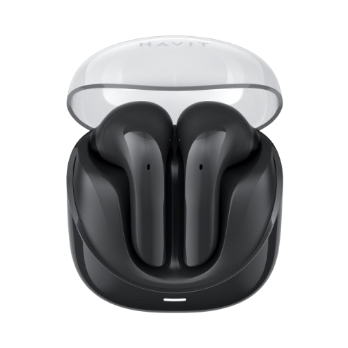 Навушники бездротові HV-TW974 Modern чорний Житомир - изображение 4