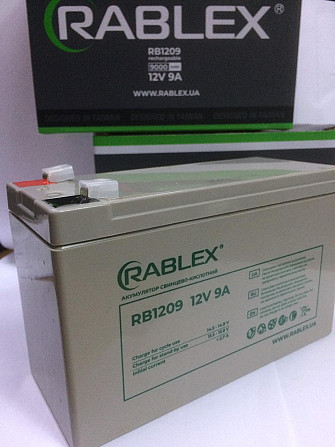 Акумуляторна батарея 12V 9mAh Rablex RB 1209 (8 шт/ящ) Київ - фото 1