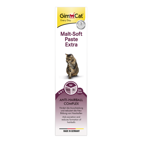 Паста GimCat Every Day Malt-Soft Paste Extra для котів для виведення шерсті зі шлунку 200 г Київ