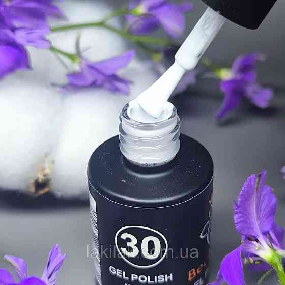 Гель-лак для нігтів Bee Nails 030 (білий) 8мл Херсон