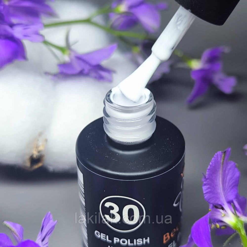 Гель-лак для нігтів Bee Nails 030 (білий) 8мл Херсон - фото 1