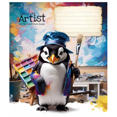 Зошит Школярик Cool adventures 12 аркушів лінія (012-3413L) Вінниця - фото 2