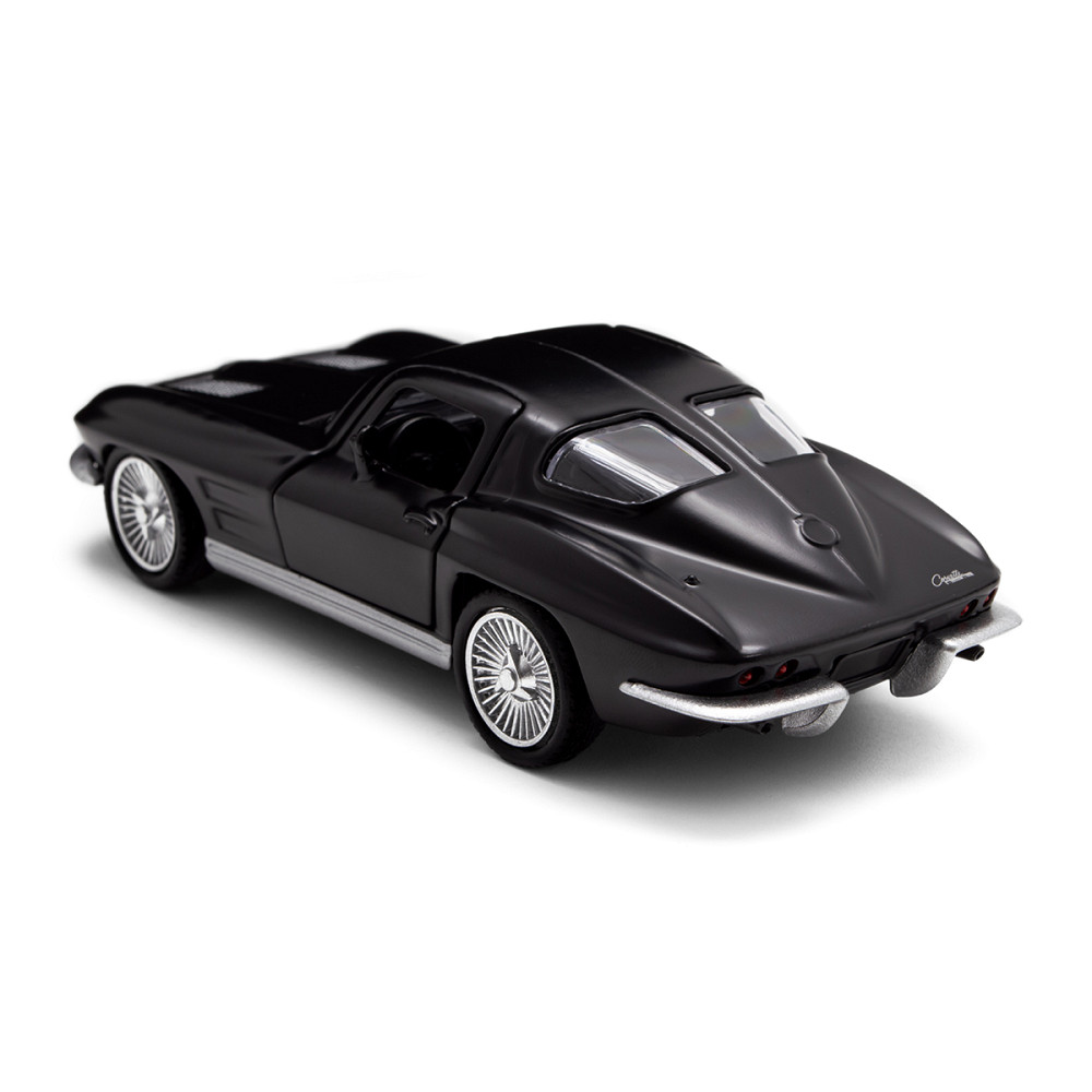 Автомодель - Chevrolet Corvette Split Window 1963 (матовий чорний) Днепр - изображение 9