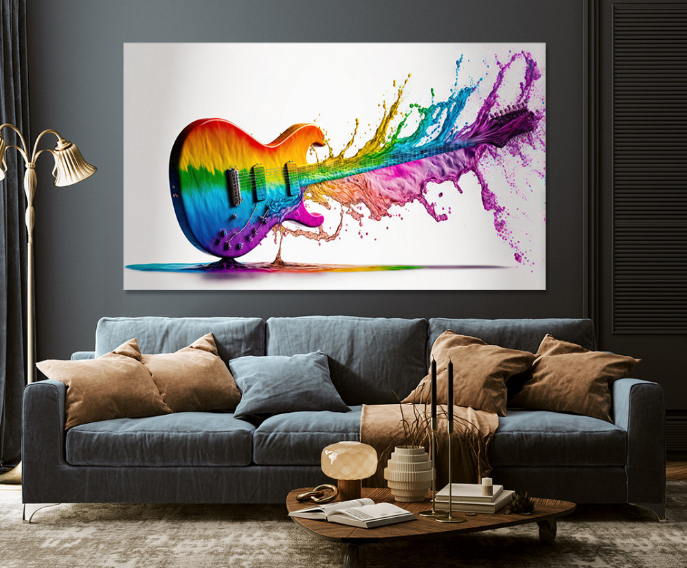 Картина холст в гостиную / спальню  Арт-Гітара     MLP_55 80x120 см Киев - изображение 3