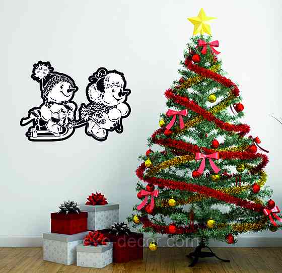 Декоративне настінне Панно «Сніговик», Декор на стену Київ