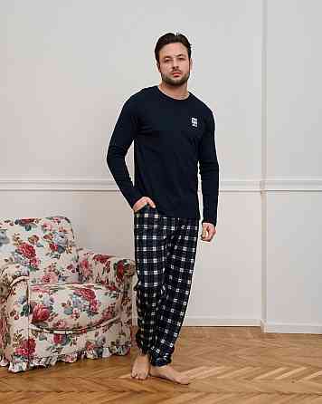 Чоловічий комплект зі штанами в карту — Інтерлок Tom John 93541 XXL Київ