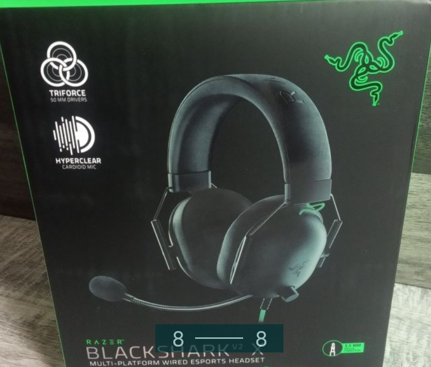 Наушники: Razer Black Shark V2 X Black. Киев - изображение 8
