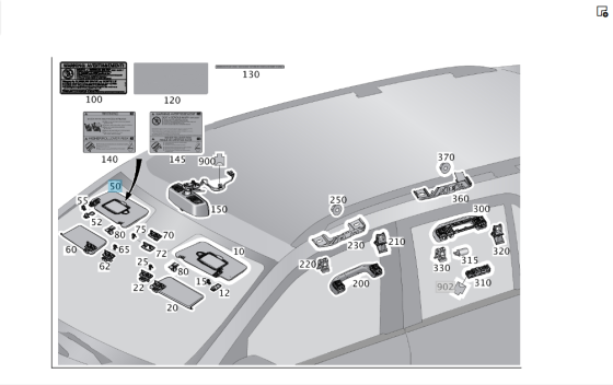 Mercedes-Benz  A1668109400 9H43 Козирок сонцезахисний чорний правий ML/GLE W166 GL/GLS X166 Одесса