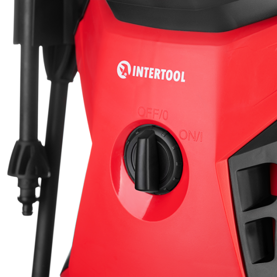 Мийка високого тиску, 1,6 кВт, 90-130 бар, 7 л/хв, шланг 5 м INTERTOOL DT-1515 Київ