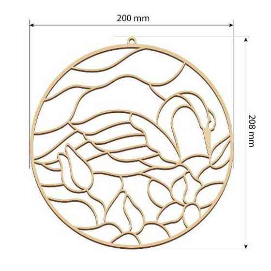 Заготовка для витражной живописи 