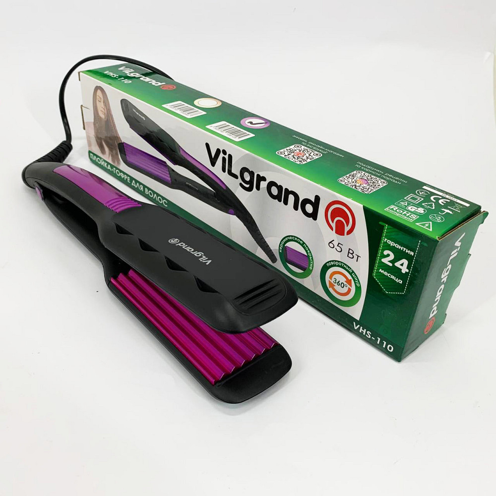 Плойка-випрямляч, Щипці для кучерявого волосся, Щипці гофре для вирівнювання волосся EU-58 Львів - фото 5