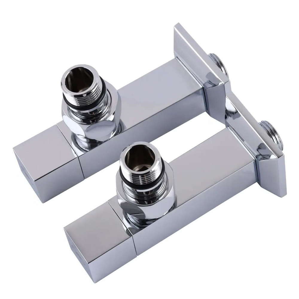 Кутовий кран подовжений Solomon CUBE CHROM 1/2"х1/2", 2 шт. Київ - фото 4