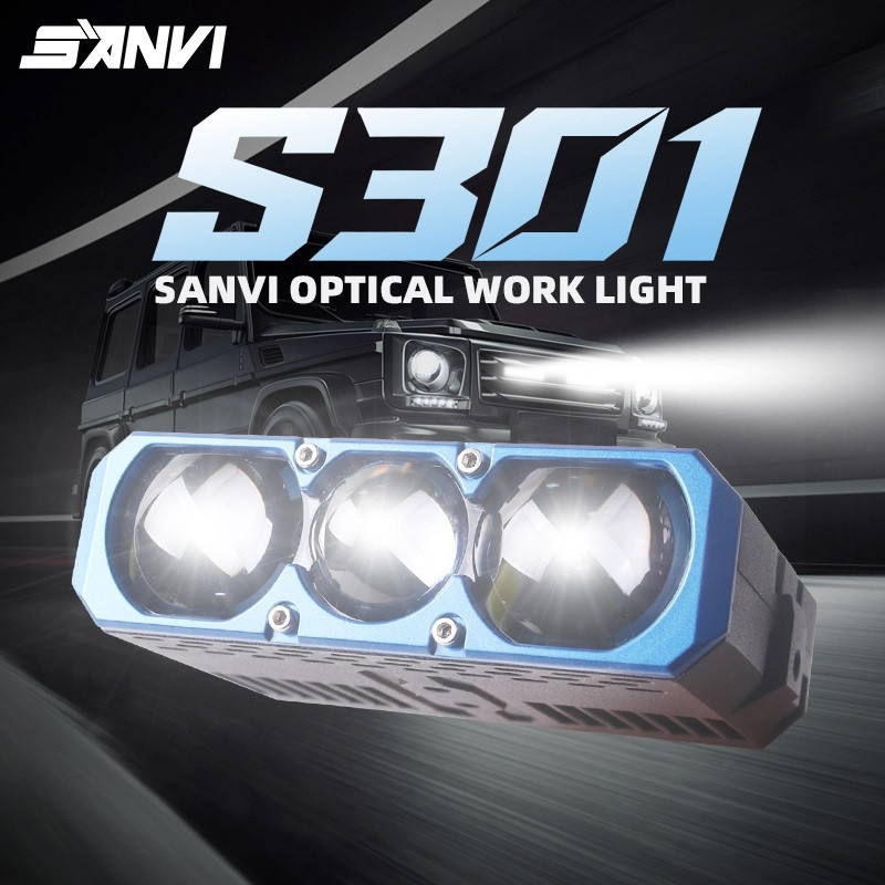 Протитуманні лінзи Sanvi Bi-LED S301 9-16V 68/90w 5500k Харків - фото 5