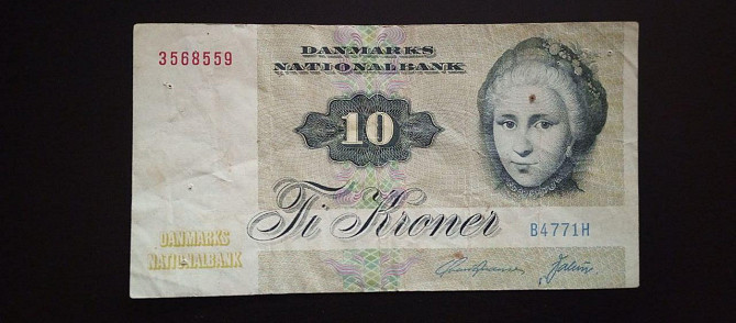 Denmark Данія — 10 Kroner 1972 Полтава - фото 1