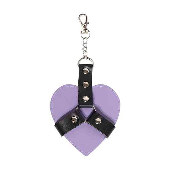 Брелок на карабіні для ключів Art of Sex Chained Heart, Лаванда Sex Aura Київ