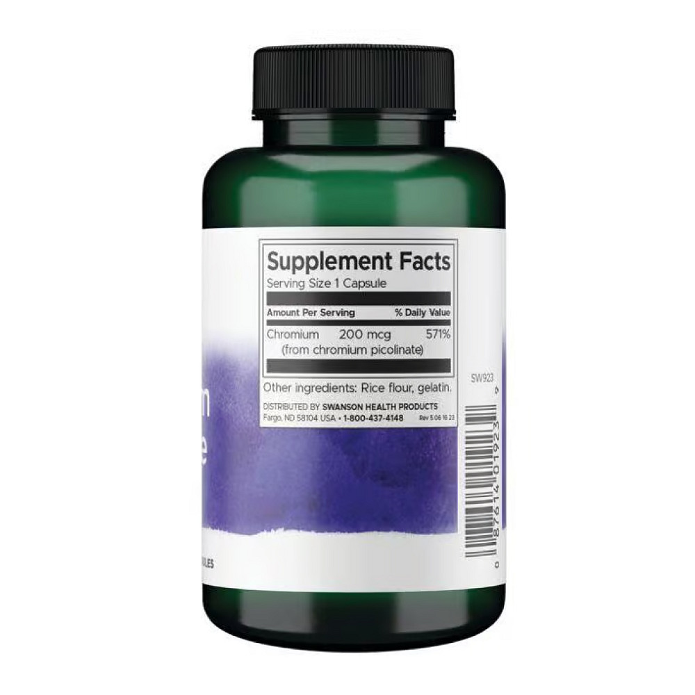 Chromium Picolinate 200mcg - 200 сaps Луцьк - фото 2