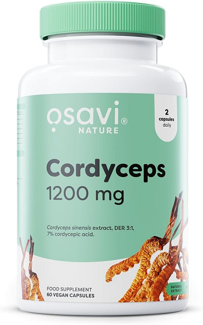 Кордицепс Osavi Cordyceps (1200 mg) Vegan 60 caps Луцьк - фото 1